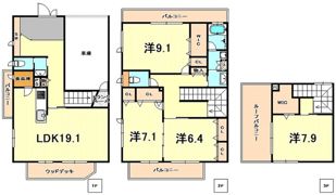 グランジュテ ビュー イワゾノの間取り画像