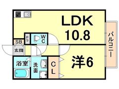 南塚口メディエートプラザ イーストの間取り画像