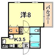 ジェヌイン本山の間取り画像