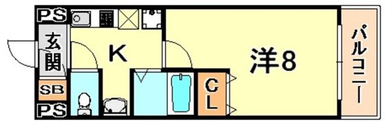 ジェヌイン本山の間取り画像
