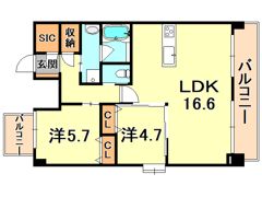 サクラーレ甲子園の間取り画像