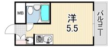 ラ・レジダンス・ド・エリールの間取り画像