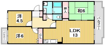 マッティーナ神戸壱番館の間取り画像