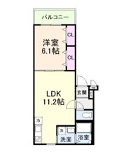 フジパレス摩耶の間取り画像