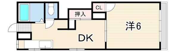 シャトー五色山の間取り画像