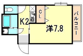 ERCITY’S KAMISAWAの間取り画像