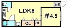 ソレイユ高東の間取り画像