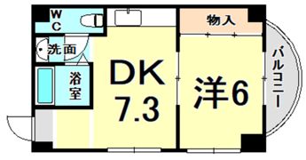 グランリッチ園田の間取り画像