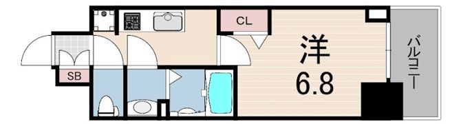 プレサンス ハーバーランド アンド・シーの間取り画像
