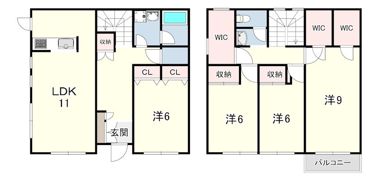 髙谷邸の間取り画像