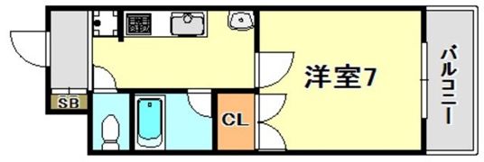 アンピエスKの間取り画像
