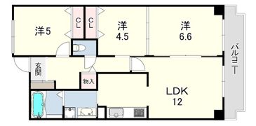 レバンテ垂水3番館の間取り画像