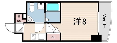 セレニテ甲子園2の間取り画像