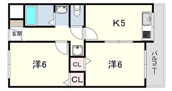 中道グリーンハイツの間取り画像