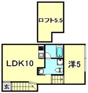 下三条町ソラノマの間取り画像