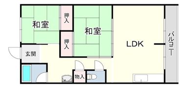美和コーポの間取り画像