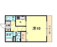 LIBERTY北口 B棟の間取り画像
