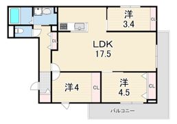 リブレメゾン下大市西町1の間取り画像