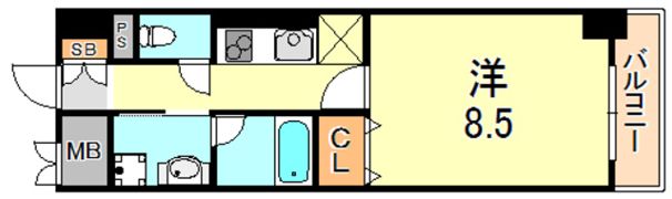 リラシオ西明石駅前の間取り画像
