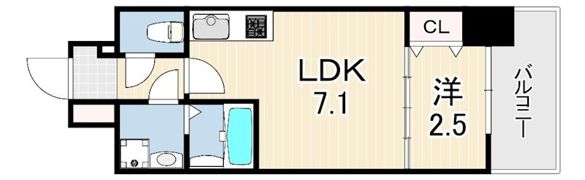 リヴェント尼崎の間取り画像