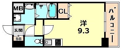 アーバンフラッツ王子公園の間取り画像