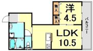 ヘーベルメゾン小松北町の間取り画像