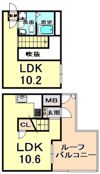 シャンブル杭瀬の間取り画像