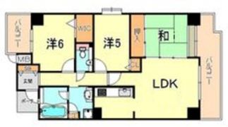 エスリード三宮フラワーロードの間取り画像