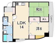 ガーデンテラス甲東園の間取り画像
