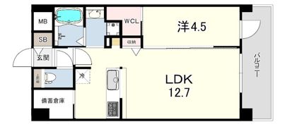 THE SENSE RESIDENCE 甲南山手の間取り画像