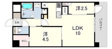 THE SENSE RESIDENCE 甲南山手の間取り画像