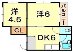 ドエル岡本の間取り画像