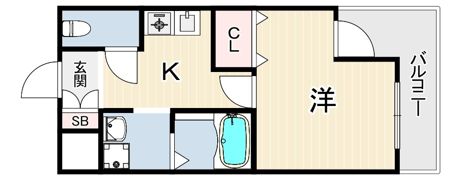 リビングエース平和の間取り画像