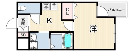 リビングエース平和の間取り画像