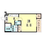 フジパレス西宮鳴尾の間取り画像