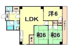 ふぁいん苦楽園の間取り画像