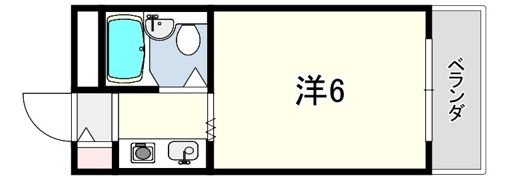 ジョイフル中山手の間取り画像