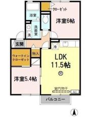 ヴァンコリーヌの間取り画像