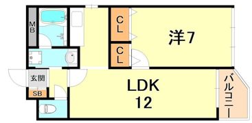 ロイヤル六甲駅前の間取り画像