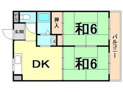 アニバーサリー40THの間取り画像