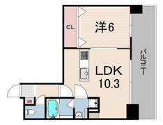 アプリーレ神戸元町の間取り画像