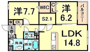 ノブレ甲子園口の間取り画像