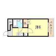 セシール鴨池の間取り画像