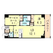 ブルーミンメドー本山の間取り画像