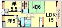 ベルパレス高木の間取り画像