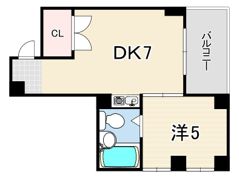 パレスヒラノの間取り画像