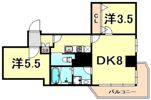 LEAFY北野の間取り画像