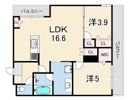 WING TOWA MAISONの間取り画像