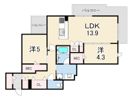 WING TOWA MAISONの間取り画像