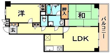 デメテル高取台の間取り画像